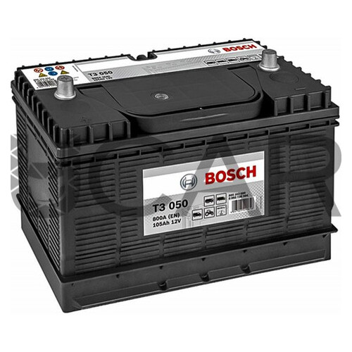 Автомобільний акумулятор Bosch T3050 105Ah-12V R EN800 фото №1