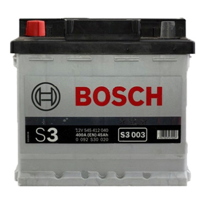 Акумулятор автомобільний Bosch S3 S3003 12v L EN400 45Ah фото №1