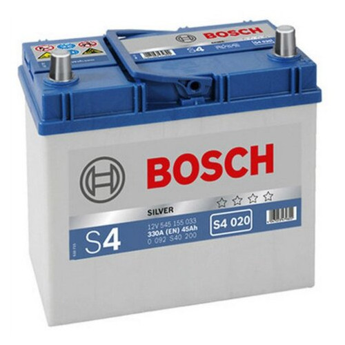 Акумулятор автомобільний Bosch S4020 12v R EN330 45Ah Asia фото №1