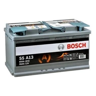 Автомобільний акумулятор BOSCH 95Ah-12v AGM (S5A13) 850А Чехія 2022 фото №1