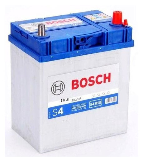 Акумулятор автомобільний Bosch 6СТ-40 Азія Євро (S4018) фото №1