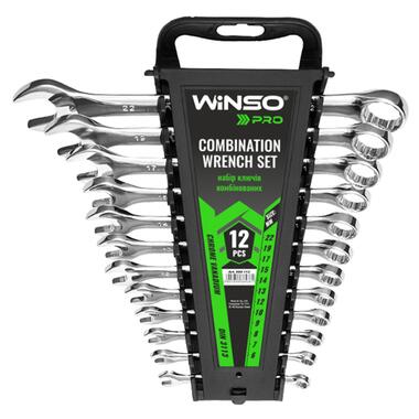Набір ключів Winso PRO комбіновані CR-V 12шт 6-22мм (900112) фото №1