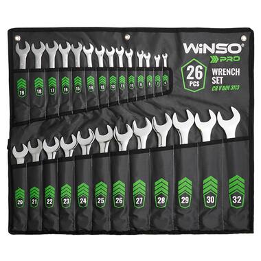 Набір ключів Winso PRO комбіновані CR-V 26шт 6-32мм (900126) фото №1