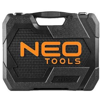 Набір інструментів Neo Tools змінних головок 73 шт., 1/2, 1/4, CrV (08-673) фото №4