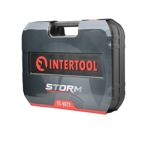Набір інструментів Intertool - 1/4 x 1/2 73 од. Storm | ET-8073 фото №9