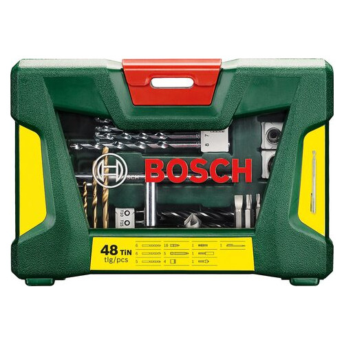 Набір оснастки Bosch V-line 48 шт. TiN (2.607.017.314) фото №1