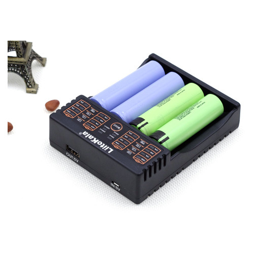 Універсальний зарядний пристрій Liitokala Lii-402 Ni-Mh/Li-ion/Li-Fe/LiFePO4 USB Powerbank LED Box фото №7