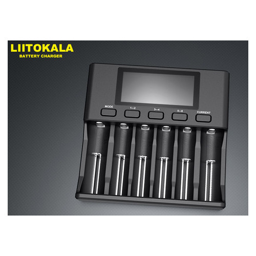 Універсальний зарядний пристрій Liitokala Lii-S6 6 каналів Ni-Mh/Li-ion/LiFePo4 USB LCD Box фото №13