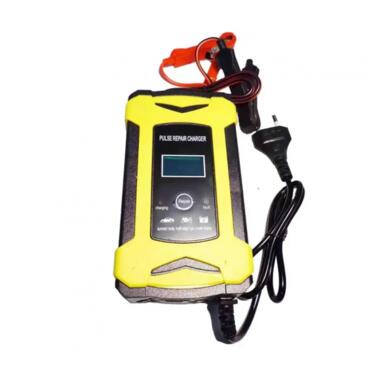 Зарядний пристрій для акумуляторів Battery Charger 8446 6A 12V, жовтий фото №2