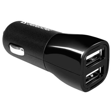 Зарядний пристрій 2xUSB 12W 2.1A ECA-24 чорний Defender (83824) фото №2