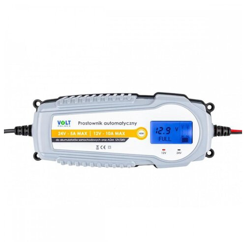 Зарядное устройство VOLT POLSKA 12/24V 10A LCD (0266) фото №1