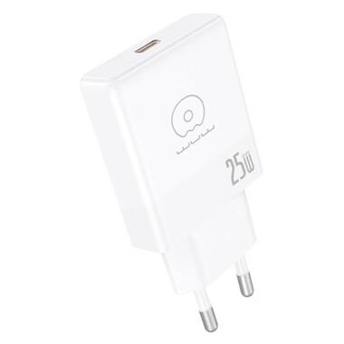 Зарядное устройство WUW-C216 25W Gan ChargerUSB C белый (C216) фото №1