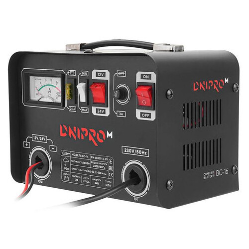 Зарядное устройство Dnipro-M BC-16 (81191002) фото №1