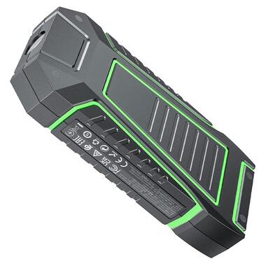 Пускозарядний пристрій (бустер) для авто HOCO QS1 Spring Car emergency start-up power bank 600A (10000mAh) чорний фото №5