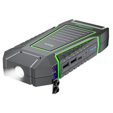 Пускозарядний пристрій (бустер) для авто HOCO QS1 Spring Car emergency start-up power bank 600A (10000mAh) чорний фото №1