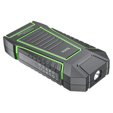 Пускозарядний пристрій (бустер) для авто HOCO QS1 Spring Car emergency start-up power bank 600A (10000mAh) чорний фото №3