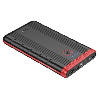Автомобильное пуско-зарядное устройство HOCO QS5 Refined intelligent emergency start-up power bank (6000mAh) Black (6942007643689) фото №5