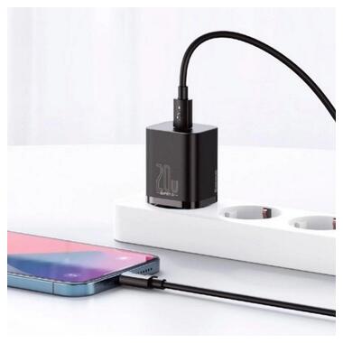 Адаптер сетевой BASEUS CCSUP-B01 Type-C QC 3A черный фото №5