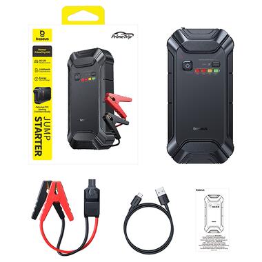 Автомобильное пуско-зарядное устройство Baseus PrimeTrip VJ1 Jump Starter 12000mAh (C0119400) фото №6