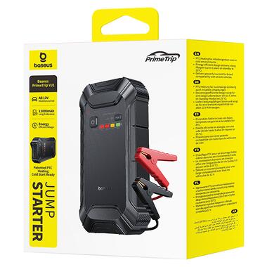 Автомобильное пуско-зарядное устройство Baseus PrimeTrip VJ1 Jump Starter 12000mAh (C0119400) фото №2