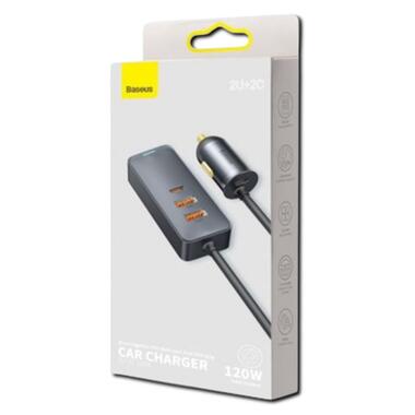 Авто Зарядное Устройство Baseus Share Together PPS multi-port 120W CCBT-An (37286-01_668) фото №3