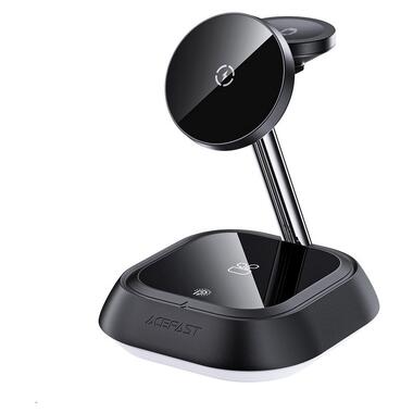 Беспроводное зарядное устройство ACEFAST E16 desktop 3-in-1 wireless charging holder Black (6974316281917) фото №1