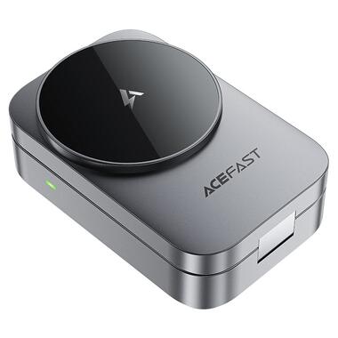 Беспроводное зарядное устройство ACEFAST E22 Desktop 3-in-1 Wireless Charging holder Metal Gray (6974316284079) фото №4