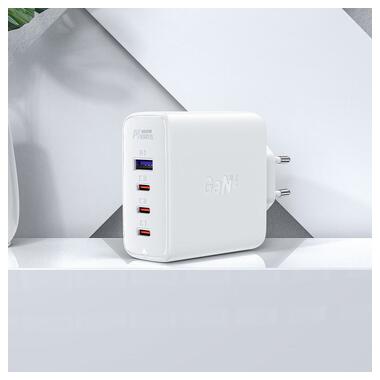Сетевое зарядное устройство ACEFAST A37 GaN charger set(cable C to C) White (6974316281672) фото №3