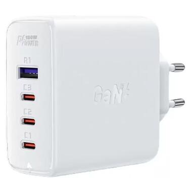 Сетевое зарядное устройство ACEFAST A37 GaN charger set(cable C to C) White (6974316281672) фото №2