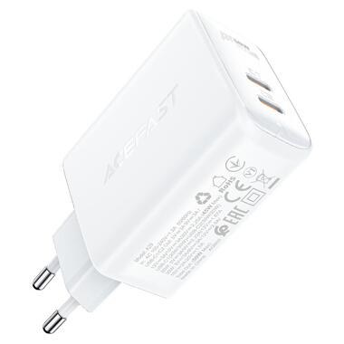 Сетевое зарядное устройство ACEFAST ACEFAST A29 PD50W White (6974316281450) фото №1