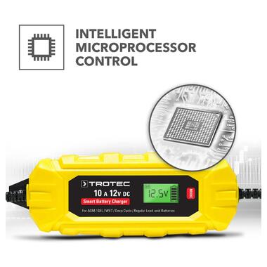 Зарядное устройство для автомобильного аккумулятора Trotec PBCS 10A 12V 4-200Ah 4675000015 фото №21