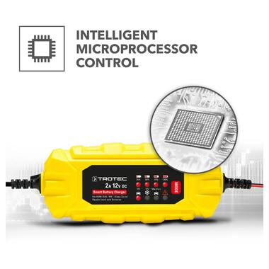 Зарядное устройство для автомобильного аккумулятора Trotec PBCS 2A 12V 4-60Ah 4675000001 фото №20