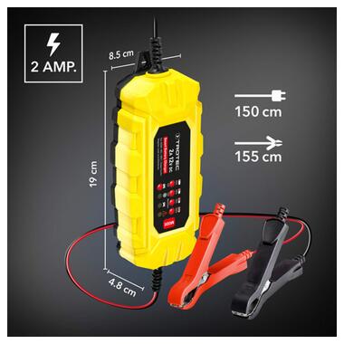 Зарядное устройство для автомобильного аккумулятора Trotec PBCS 2A 12V 4-60Ah 4675000001 фото №32