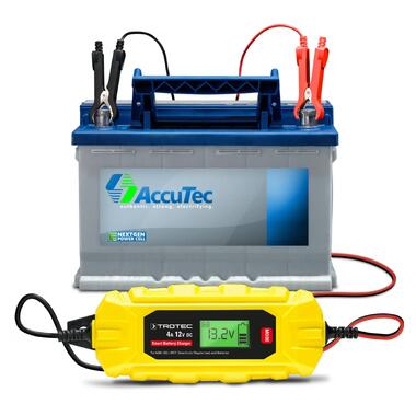 Зарядное устройство для автомобильного аккумулятора Trotec PBCS 4A 12V 4-120Ah 4675000005 фото №3