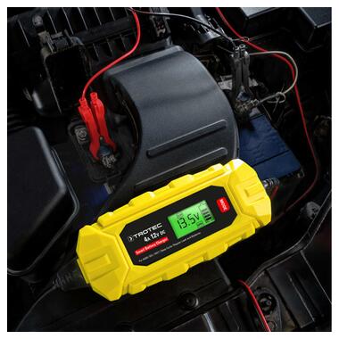 Зарядное устройство для автомобильного аккумулятора Trotec PBCS 4A 12V 4-120Ah 4675000005 фото №33