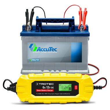 Зарядное устройство для автомобильного аккумулятора Trotec PBCS 6A 12V 4-150Ah 4675000010 фото №8