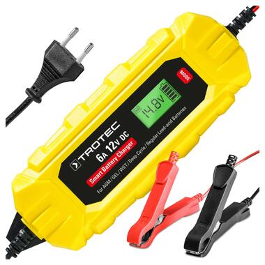 Зарядное устройство для автомобильного аккумулятора Trotec PBCS 6A 12V 4-150Ah 4675000010 фото №3