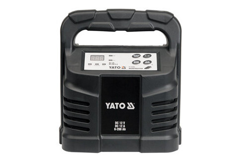 Зарядний пристрій Yato 12В 12А 6-200Ач (YT-8302) фото №1
