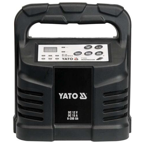 Зарядний пристрій Yato 12В 15А 6-200Ач (YT-8303) фото №2