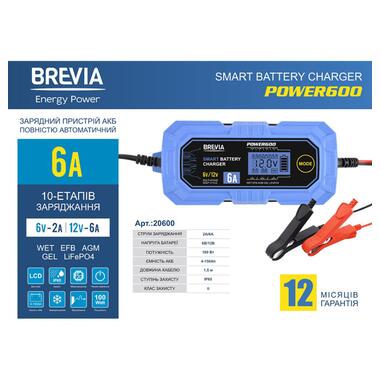 Зарядний пристрій Brevia Power600 20600EP 6V/12V 6A фото №4