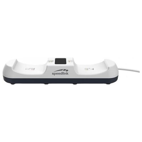 Зарядний пристрій SpeedLink Jazz USB Charger для Sony PS5 White (SL-460001-WE) фото №1