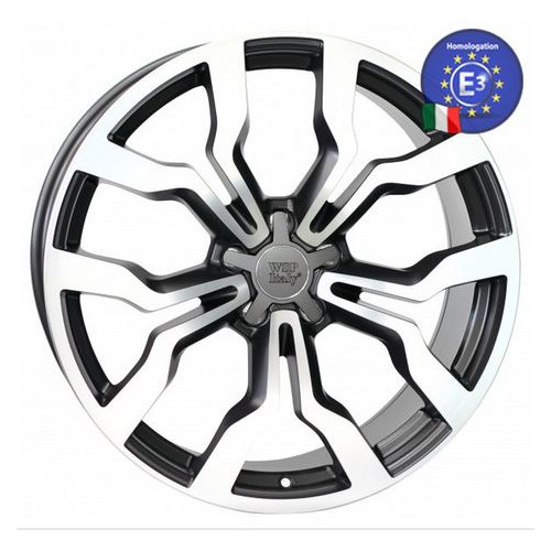Диски WSP Italy AUDI 7,5x18,0 MEDEA W565 5X112 51 57,1 DULL BLACK POLISHED (420601025F) фото №1