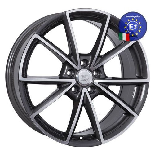 Диски WSP Italy AUDI 8,0x19,0 AIACE W569 AU12 5X112 26 66,6 ANTHRACITE POLISHED (8V0601025AT) фото №1