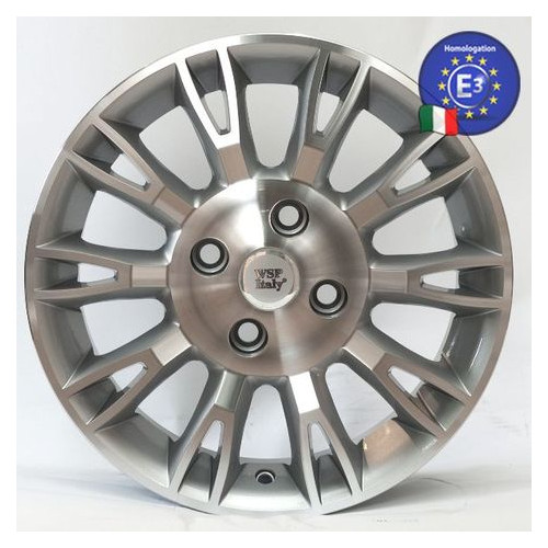 Диски WSP Italy FIAT 6,5x16 VALENCIA FI50 W150 4x100 45 56,6 SILVER POLISHED () фото №1