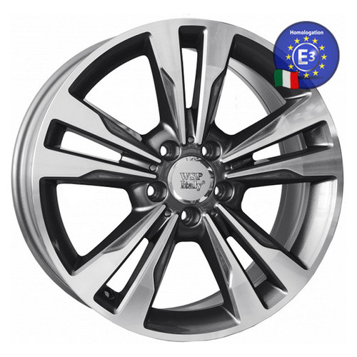 Диски WSP Italy MERCEDES 7,0x18,0 APOLLO W772 ME12 5X112 46 66,6 ANTHRACITE POLISHED (A24640104007X21) фото №1
