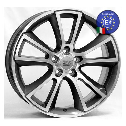 Диски WSP Italy OPEL 8,0x18 MOON OP04 W2504 5x115 46 70,2 ANTHRACITE POLISHED (Silver-13217323/Grey-13271698) фото №1