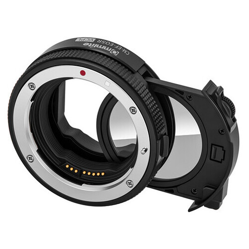 Адаптер Commlite CM-EF-EOSR VCPL AF Mount Adapter від EF/EF-S Lens до EOSR/RF Camera with Variable CPL фото №4