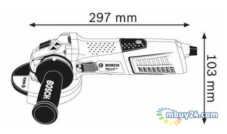 Угловая шлифмашина Bosch GWS 13-125 CIE (060179F002) фото №3