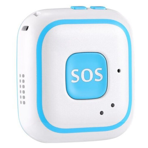 Персональний GPS трекер Badoo Security V28 для дітей із кнопкою SOS блакитний фото №1
