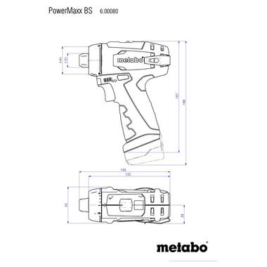 Шуруповерт-дриль Metabo BS Basic картон (600984000) фото №2